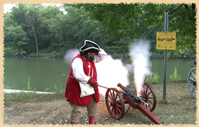 Firing demonstrations are held periodically throughout the day.